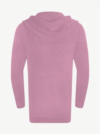 Кардиган с капюшоном из шелка