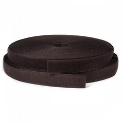 Велкро "липучка" комплект, ш. 2,5 см, коричневый