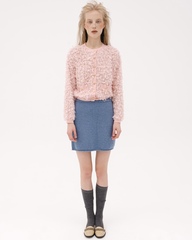 Гольфы в рубчик с шерстью Кончик карандаша