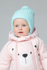 шапка  для девочки  КВ 20293/ш/светлая бирюза