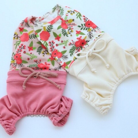 5179 BH Костюм для собак "Big Flower Pants"