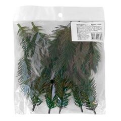 Ветка искусственная, Еловая, маленькая, 10 см, 12 шт.