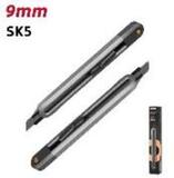Технический нож "Home Series Black" Deli HT4009  ширина лезвия 9мм, эксклюзивный дизайн, корпус из высококачественного софттач пластика