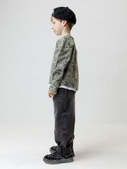 лонгслив  для мальчика  КР 302273/хаки 6206 Н016 к590