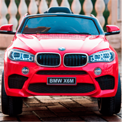 Детский электромобиль "BMW X6M" 12V,красный