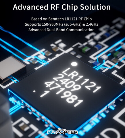 Приёмник GEPRC ELRS Nano 915M/2.4G Dual-Band