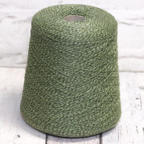 Меринос с кашемиром (10%) LANECARDATE VELA 2/16 зеленый, мулине