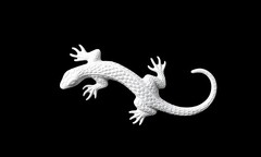 Силиконовый молд Ящерица