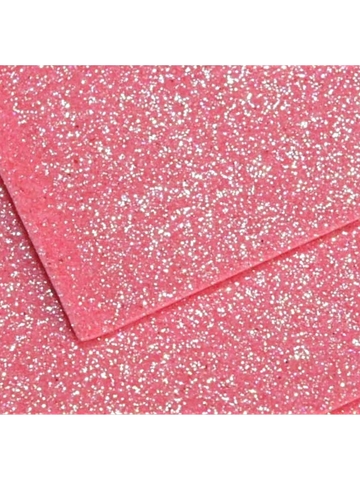 Фоамиран мерцающий клубничное суфле 1,5мм, 60x70см (3шт)