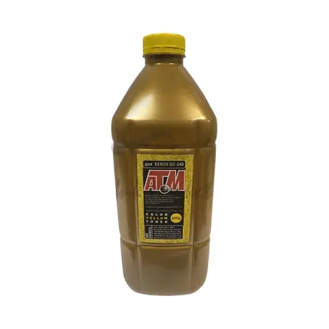 Тонер желтый для XEROX DC 240, WorkCentre 7655 / 7665 / 7675 / 7755 / 7765 / 7775, WC 7120, 620 гр. Gold ATM