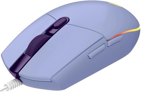 Мышь игровая проводная Logitech G102 Lightsync фиолетовый (910-005857)