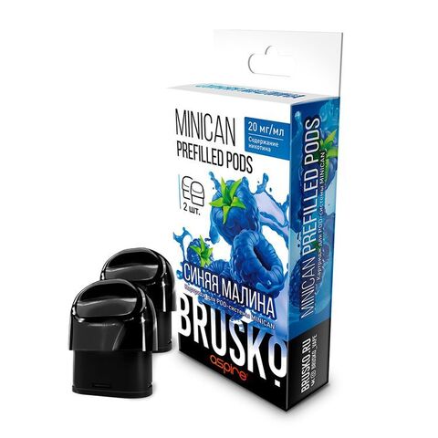 Картридж Brusko Minican Prefilled Pods Синяя Малина