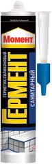 Герметик силиконовый санитарный Момент Гермент белый 280 мл