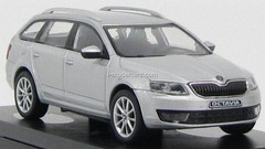 Skoda Octavia III Combi 2013 silver Brilliant metallic Abrex 1:43