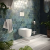 Berges 43278 Комплект  для монтажа подвесного унитаза: инсталляция NOVUM525, кнопка L4 Soft Touch белая, унитаз FLOE, сиденье дюропласт FLOE Slim SO, микролифт, быстросъем