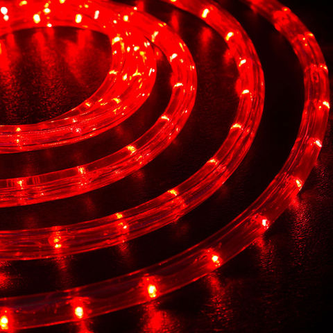 LED 10 метров шланга дюралайт красный цвет набор коннектор в сборе