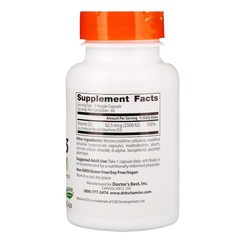 Doctor's Best, Веганский витамин D3 с Vitashine D3, 2500 МЕ, 60 вегетарианских капсул