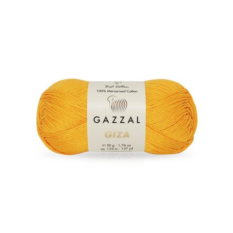 Пряжа Gazzal Giza 2464 желток