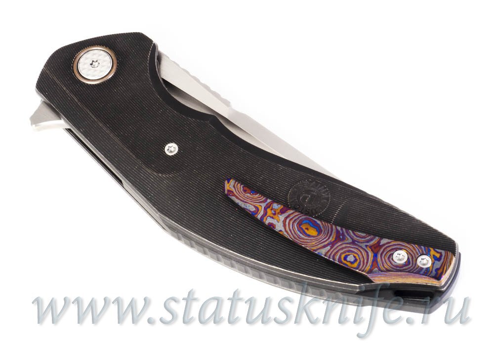 Нож CKF/Поздняков Мародёр M390 титан Black