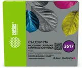 Картридж струйный Cactus CS-LC3617M пурпурный (14мл) для Brother MFC-J2330DW, J2730DW, J3530DW, J3930DW