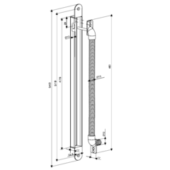 EA281 гибкий переход врезной ABLOY