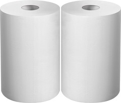 ЗУБР 20 х 25 см, 2-х слойная, в рулоне, 400 листов, 2 рулона, протирочная бумага, Профессионал (12822-20)