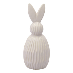 Декор из фарфора бежевого цвета Trendy Bunny из коллекции Essential 9 2х9 2x22 6 см