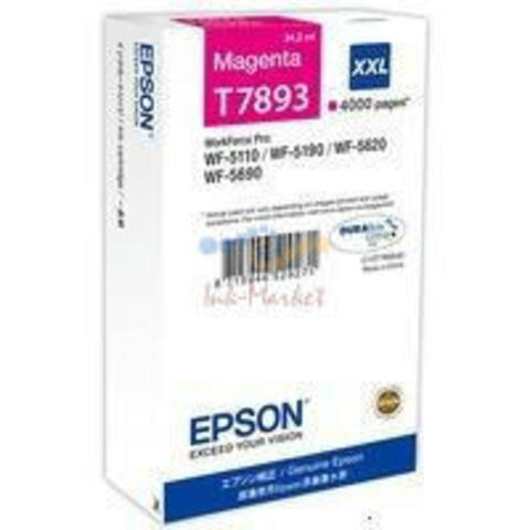 Картридж пурпурный XXL для Epson WorkForce Pro WF-5110DW/5620DWF (4K)