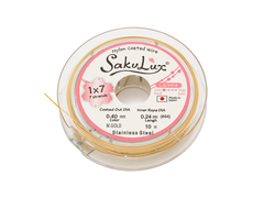 Тросик ювелирный 0,40мм, Gold "SakuLux"