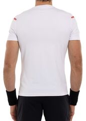 Теннисная футболка Hydrogen Tennis Zig Zag Tape T-Shirt - white/red