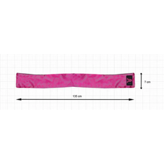 Сатиновая лента розово-черная Adrien lastic