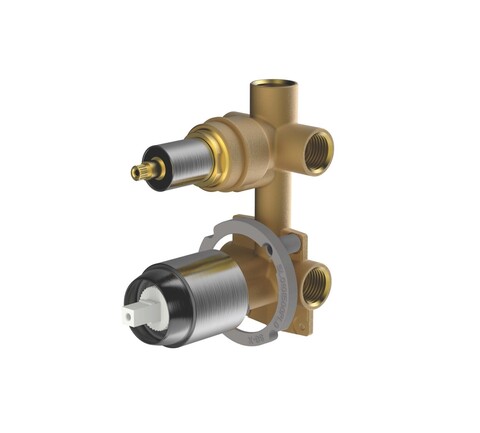 Смеситель для ванны Bravat Eddie встраиваемый 3-функции (D969BTC-B-ENG)