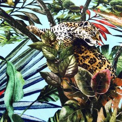 Вискозное кади с тропическими принтом Dolce Gabbana фото