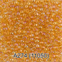 Бисер Чехия "GAMMA" круглый 1 10/0 2.3 мм A274 песочный ( 11050 )