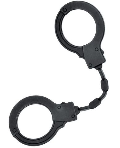 Черные силиконовые наручники A-Toys без ключа - A-toys 766002
