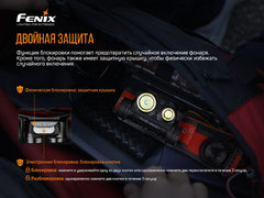 Фонарь налобный Fenix HM65R-T 1500lm аккумуляторный