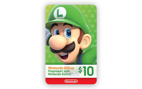 Карта оплаты Nintendo eShop 10 USD USA [Цифровая версия]