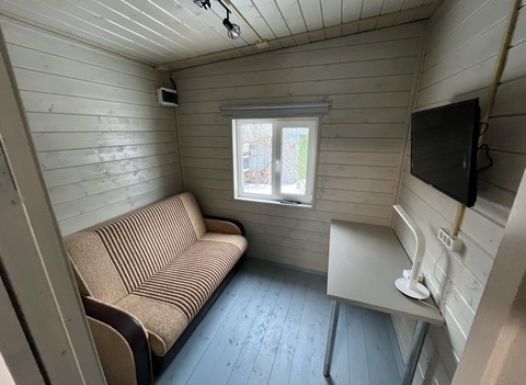 Пол Деним BL-0015, стены Береза BL-0001