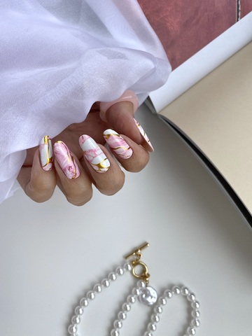 Пленки для маникюра IBDI NAILS 14 BARBIE MARBL