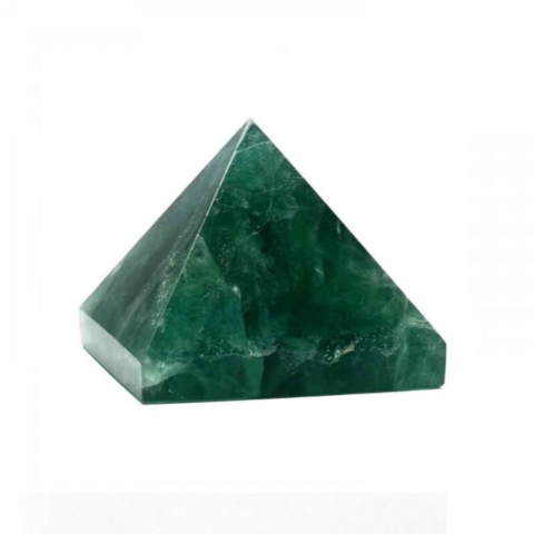 Пирамидка из зеленого агата