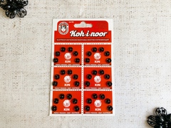 Кнопки KOH-I-NOOR №1 пр-во Чехия, d 8 мм, чёрный