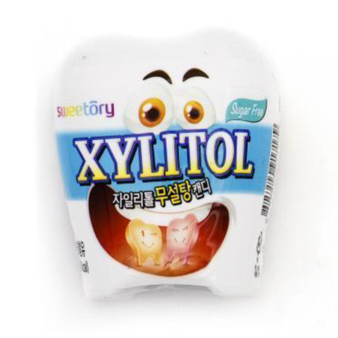 Конфеты без сахара в форме зубов Sweetory Xylitol, 18 гр