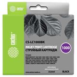 Картридж струйный Cactus CS-LC1000BK черный (22.6мл) для Brother DCP 130C, 330С, MFC-240C, 5460CN