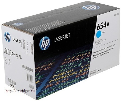 Картридж Hewlett-Packard (HP) CF331A №654A