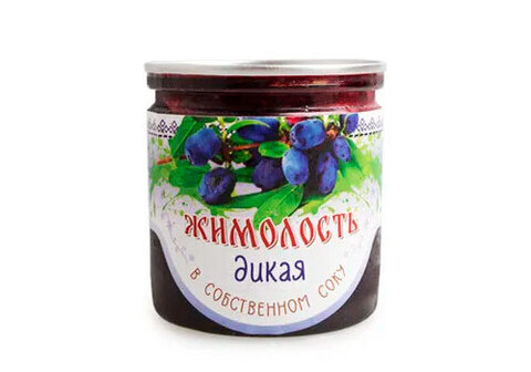 Жимолость дикая в собственном соку, 200мл