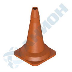 Сигнальный конус со светоотражающей лентой Анион(300x300x515см;оранжевый) - арт.559535