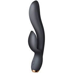 Черный вибратор-кролик Regala Rabbit - 22,5 см. - 