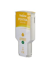 Струйный картридж Sakura P2V70A (№730 Yellow) для HP DesignJet T1700/T1700/T1700dr/T1700dr, пигментный тип чернил, желтый, 300 мл.