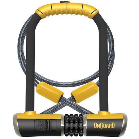 Картинка замок велосипедный OnGuard Bulldog Combo DT 115 x 230mm - 1