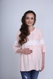 Блузка для беременных 09583 розовый